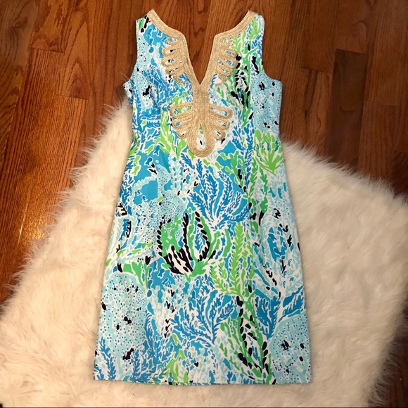 Lilly Pulitzer Dresses & Skirts - Lilly Pulitzer Let's ChaCha Blue Shift Dress